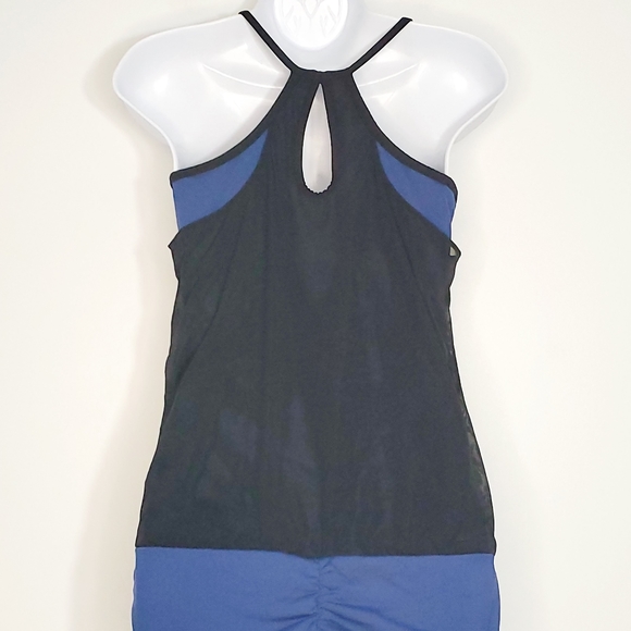 Gaiam Womens Sports blue and black top - Picture 3 of 12